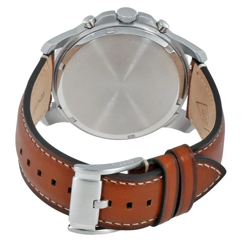 Fossil Grant Chronograph Ice Blue Dial Round Shape Men's Watch- FS5184